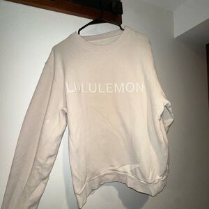 lululemon athletica Cream Sweatshirt